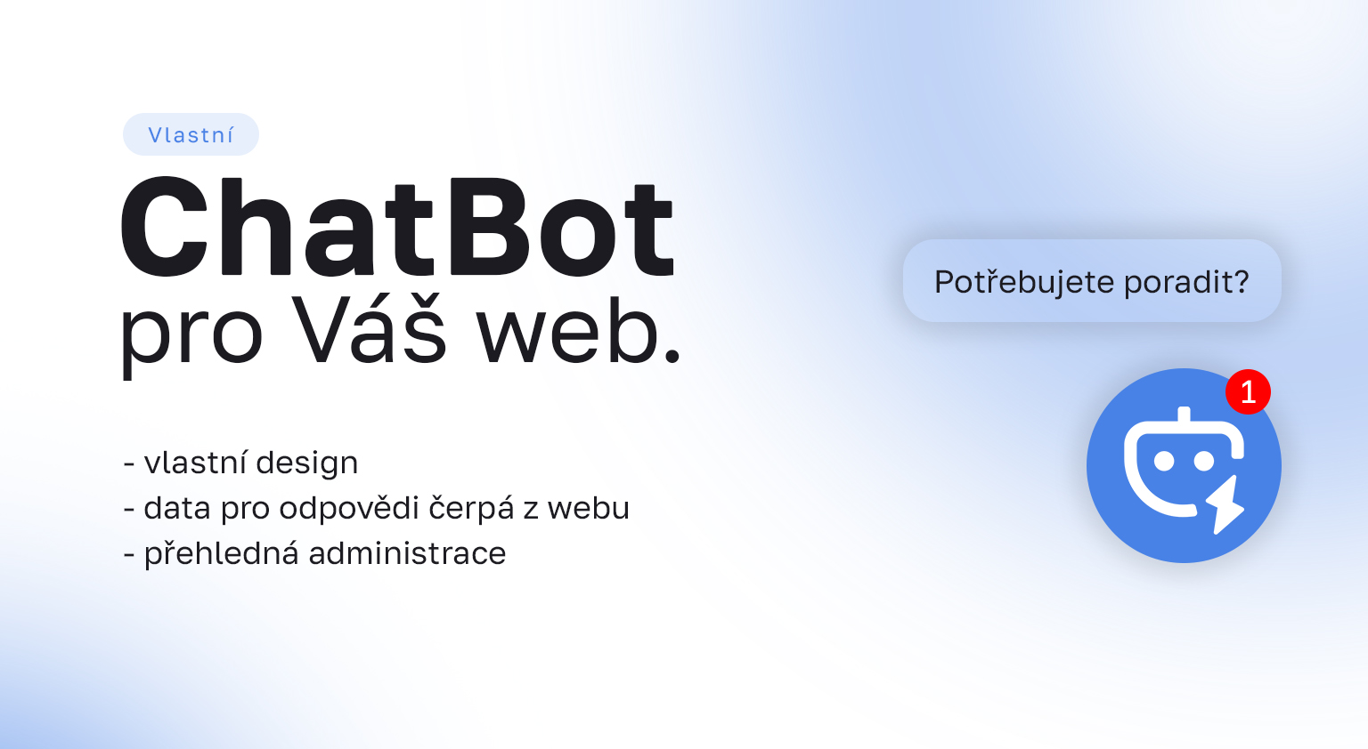 Vlastní ChatBot pro webové stránky